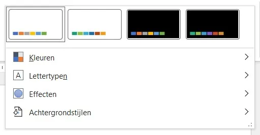 PowerPoint-thema-kleuren-aanpassen