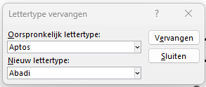 Lettertypen vervangen PowerPoint