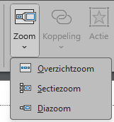 Zoomfunctie toevoegen en gebruiken in PowerPoint