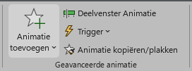 Meerdere animaties toepassen op een object in PowerPoint