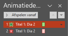 Meerdere animaties toepassen op een object in PowerPoint
