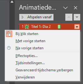 Meerdere animaties toepassen op een object in PowerPoint